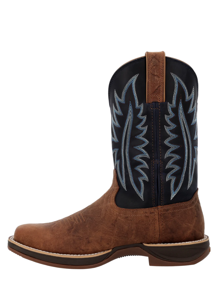 Bottes Western Rebel Ultra Lite Cognac et Sapphire Blue - Homme