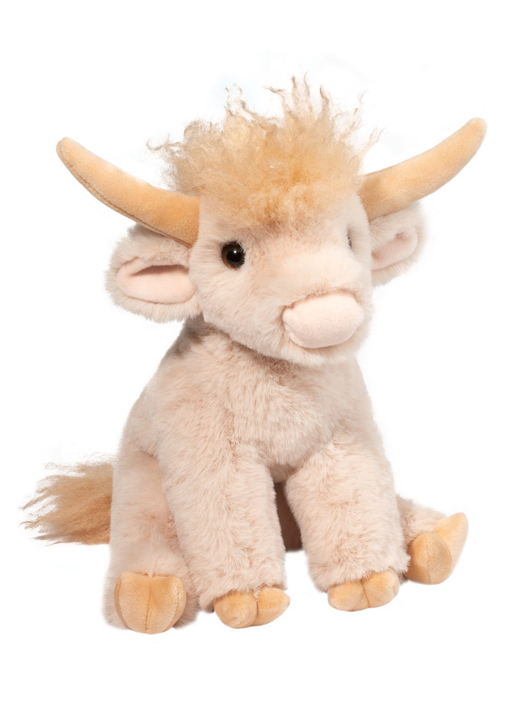 Peluche Vache Highland crème Laddie Soft