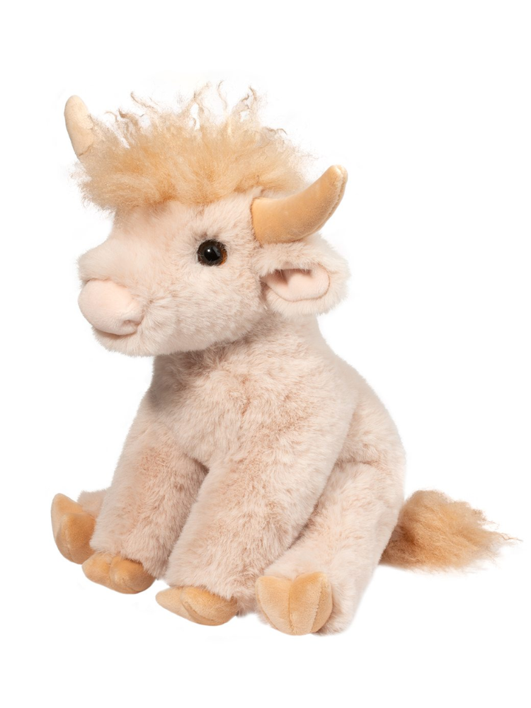 Peluche Vache Highland crème Laddie Soft