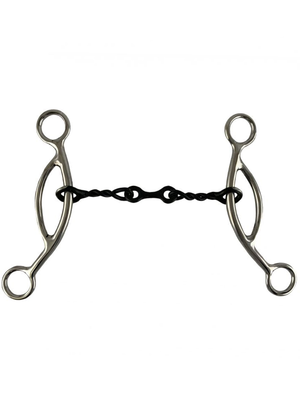 Mors Western Sweet Iron Dogbone avec gag glissant