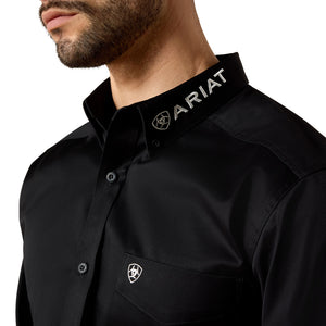 Team Logo Twill Fitted Shirt - Men
