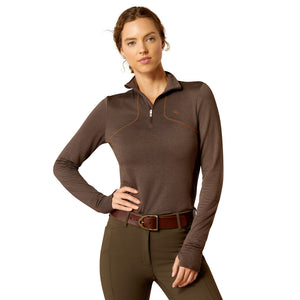 Couche de base Gridwork 1/4 zip - Femme