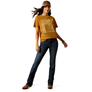 T-shirt Longhorn Brand - Femme