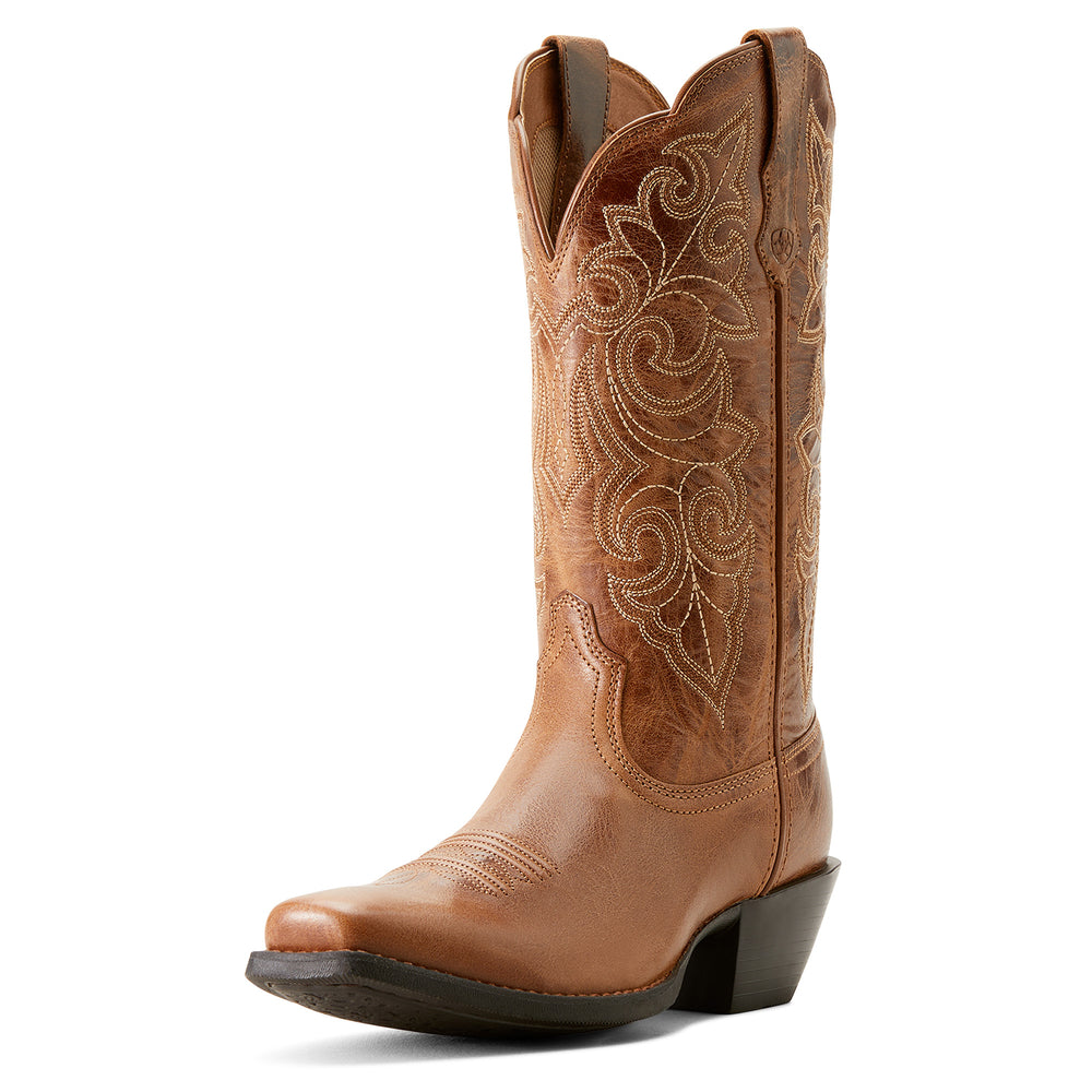 Botte Round Up Square Toe Ready Russet - Femme