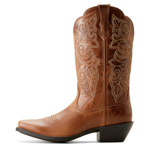 Botte Round Up Square Toe Ready Russet - Femme