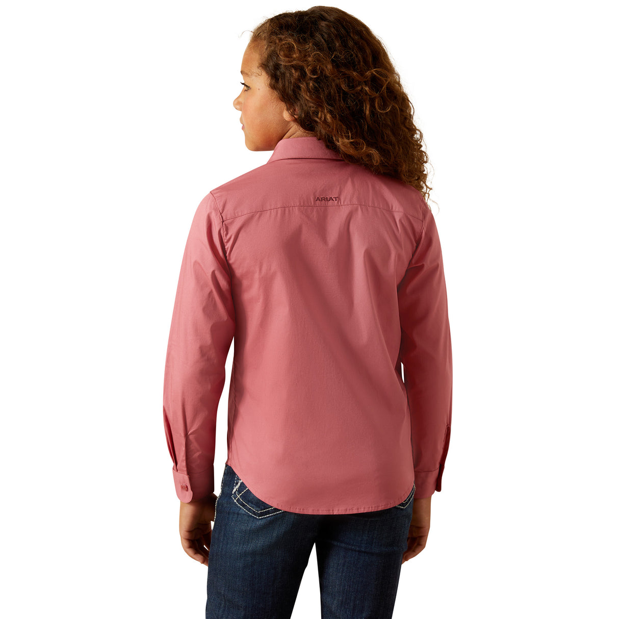 Chemise Western Team Kirby Stretch Mauvewood- Fille