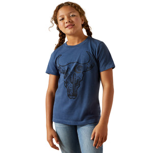 T-Shirt Ciel de Minuit Taureau - Fille