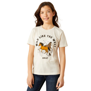 T-Shirt Wild Like the West - Fille
