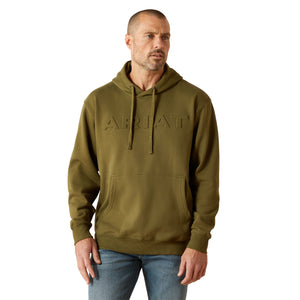 Hoodie Embossé Winter Moss - Homme