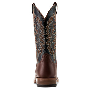 Bottes Western Highbluff à bout carré Semelle de cuir Hickory Smoke - Homme