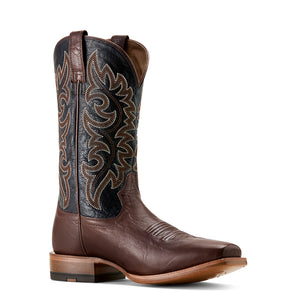 Bottes Western Highbluff à bout carré Semelle de cuir Hickory Smoke - Homme