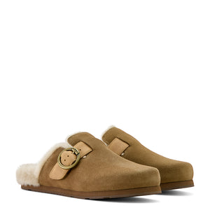 Souliers Country Mule Sherpa - Femme