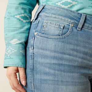 Alessia Mid-Rise Straight Leg Jeans - Women