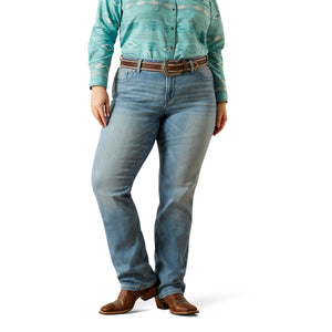 Alessia Mid-Rise Straight Leg Jeans - Women