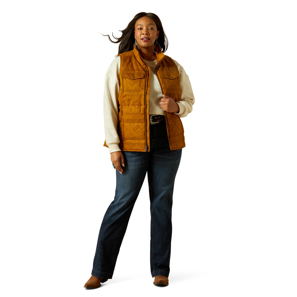 Veste sans manches Grizzly Quilted Brumbly Print - Femme