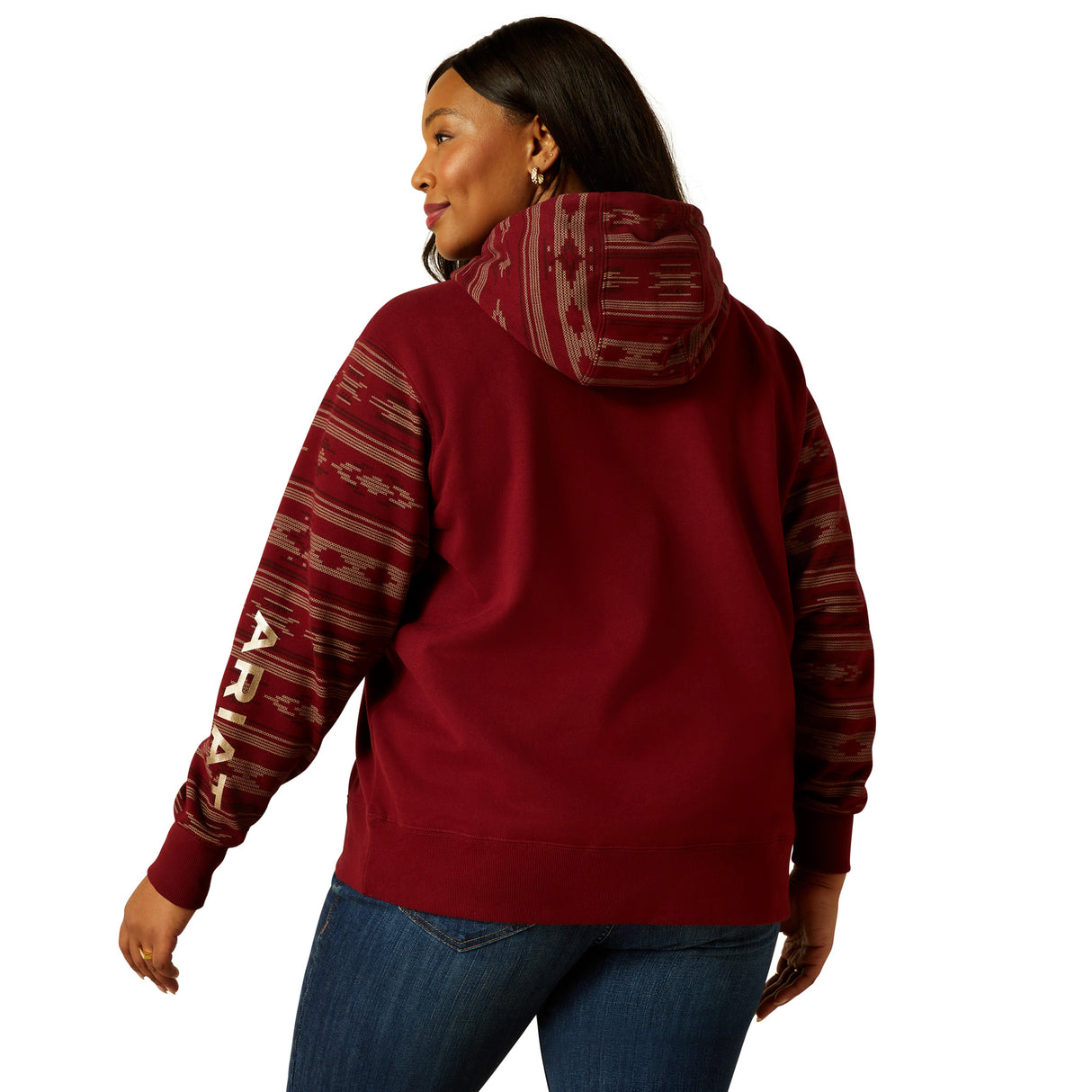 Hoodie Logo 2.0 Montana Print - Femme