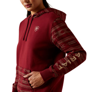 Hoodie Logo 2.0 Montana Print - Femme