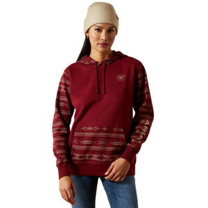 Hoodie Logo 2.0 Montana Print - Femme