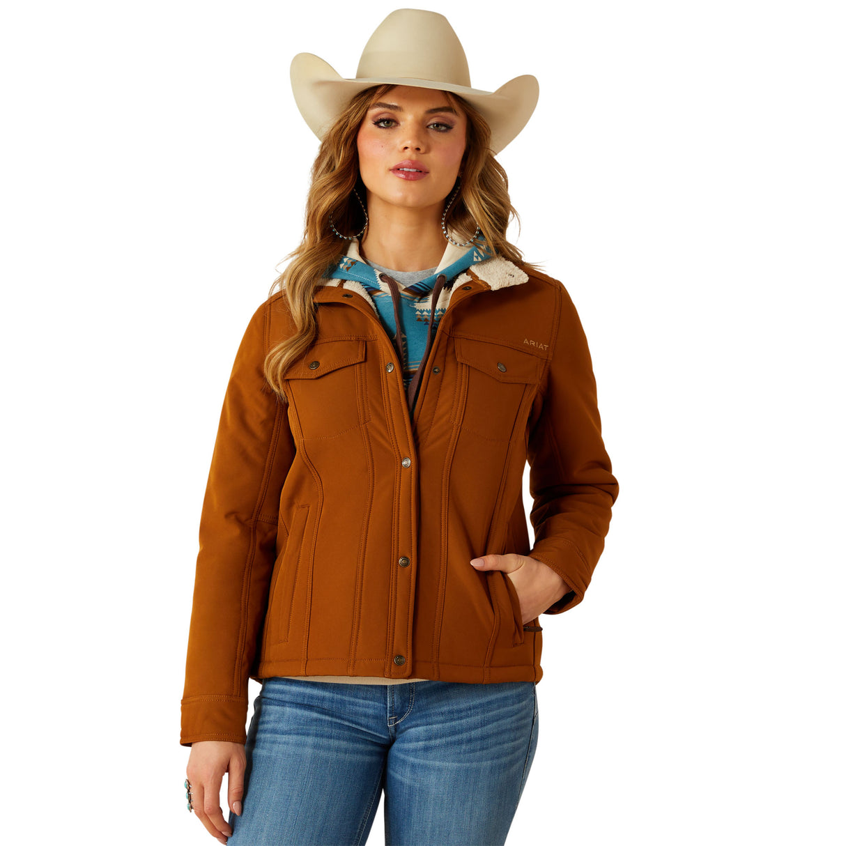 Manteau Softshell Berber Chestnut - Femme
