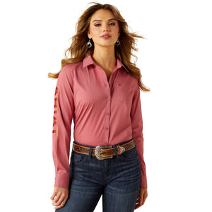 Western Team Kirby Stretch Mauvewood Shirt - Women's
