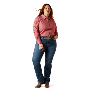 Western Team Kirby Stretch Mauvewood Shirt - Women's