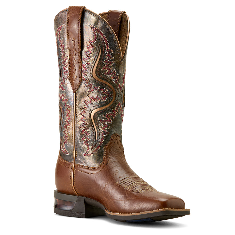 Bottes Western Femme à Talon Cubain - Similicuir, Fermeture éclair, Talon 5.7cm, Tige 16cm, Confortables