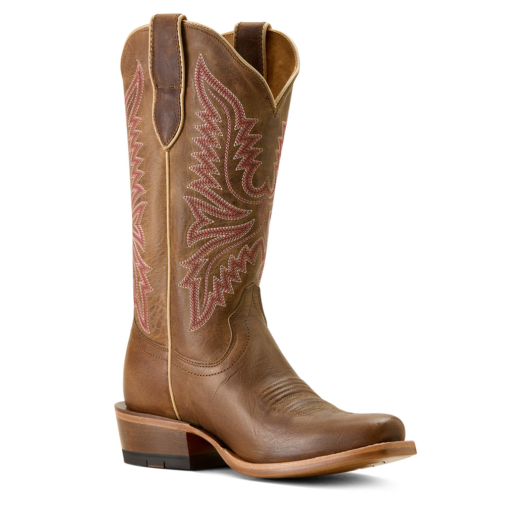 Bottes Western Futurity Flash Totally Tan à semelle de cuir - Femme