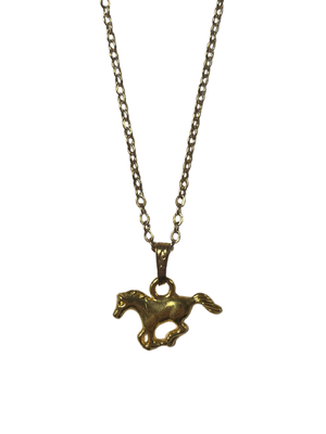 Horse collar at a gallop