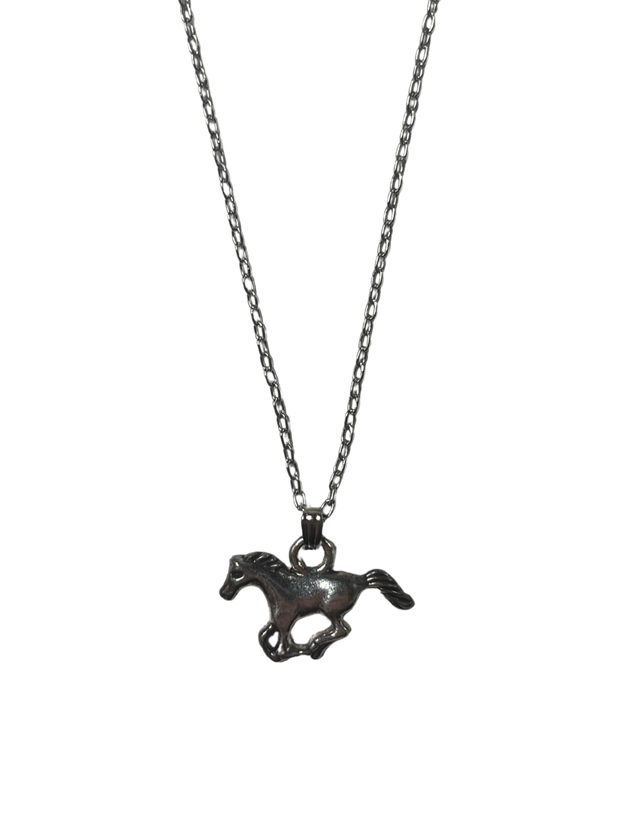Horse collar at a gallop