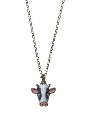 Cow Head Necklace