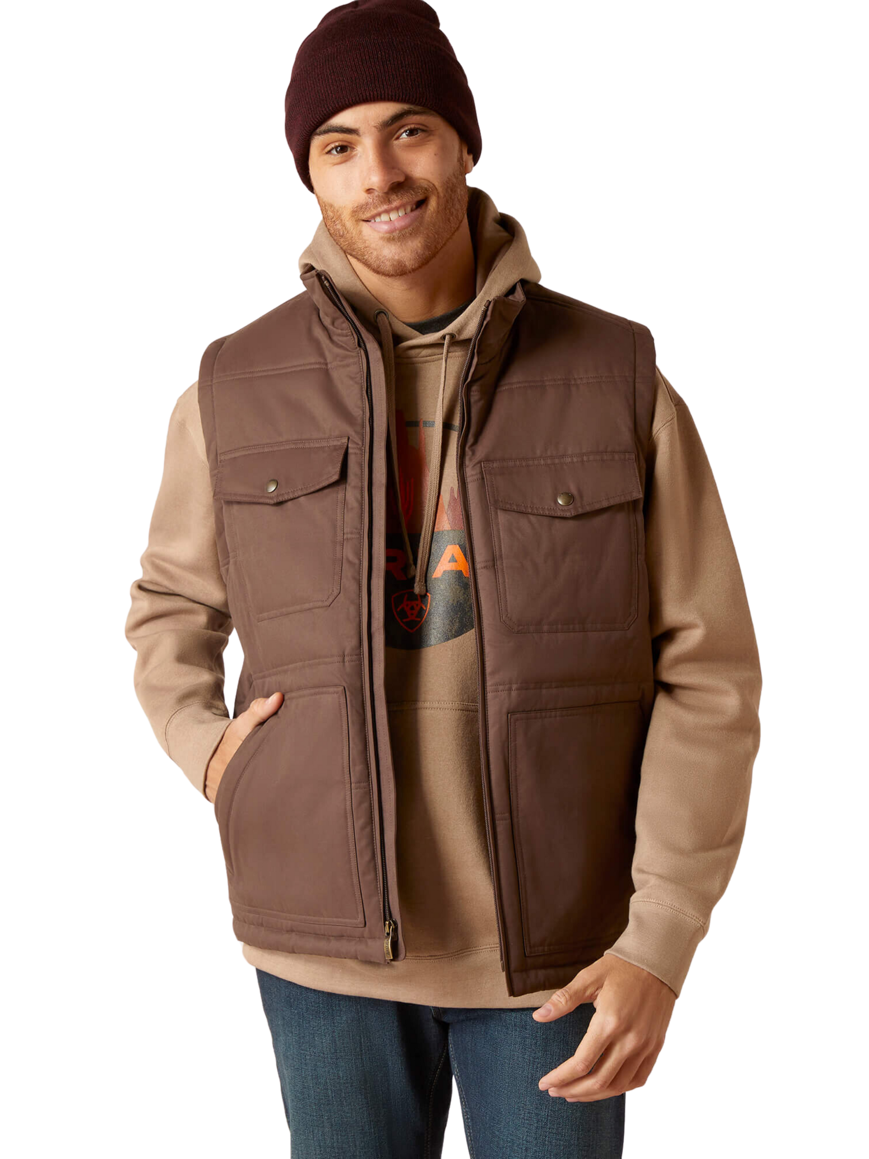 Veste Sans Manches Grizzly 2.0 Canvas Conceal and Carry - Homme