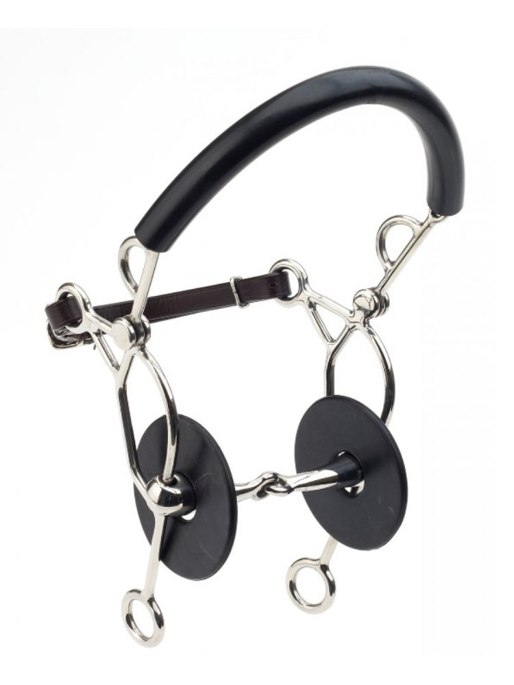 Hackamore articulé en acier inoxydable