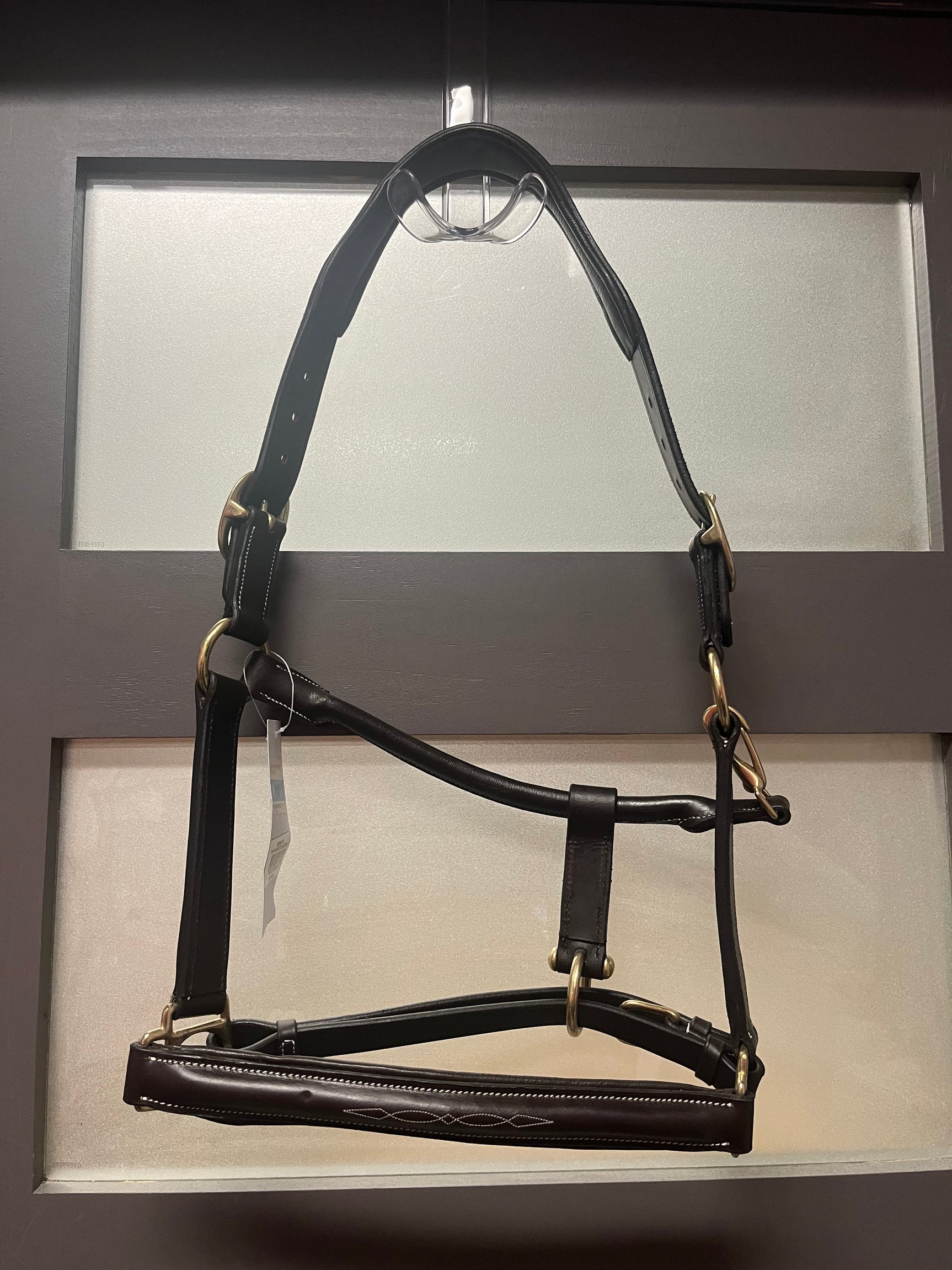 Fancy Stitching Leather Halter