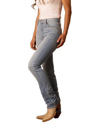 Sarah Slim Bootcut HR Light Wash Western Jeans - Women's