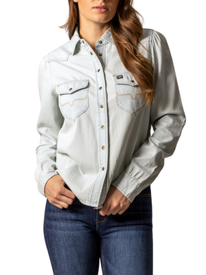 Jane Denim Snap Shirt - Women's