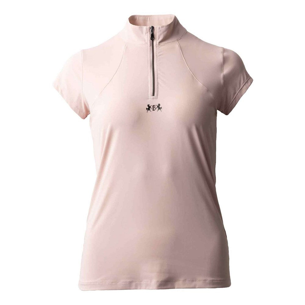 CL4152-Sasha Leotard Manches Courtes Mesh et Velours Col Montant CL4152-Sasha Leotard Manches Courtes Mesh et Velours Col Montant