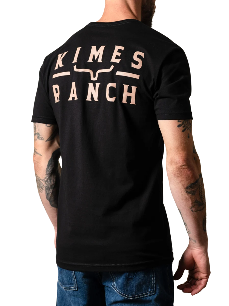 T-Shirt Back Branded Noir - Homme