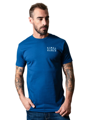 T-Shirt Back Branded Cool Blue - Homme