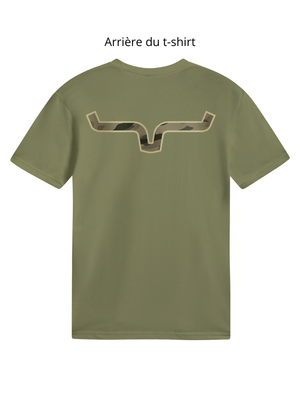 T-Shirt Camo Back - Homme