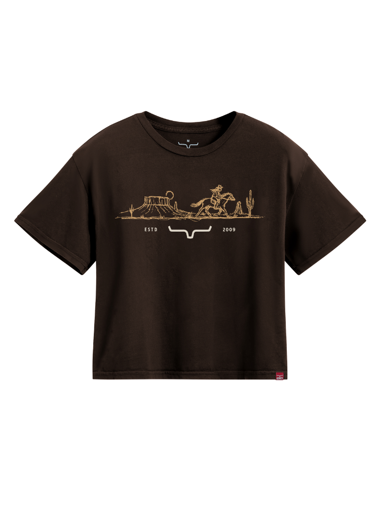 T-Shirt Go West écourté - Femme