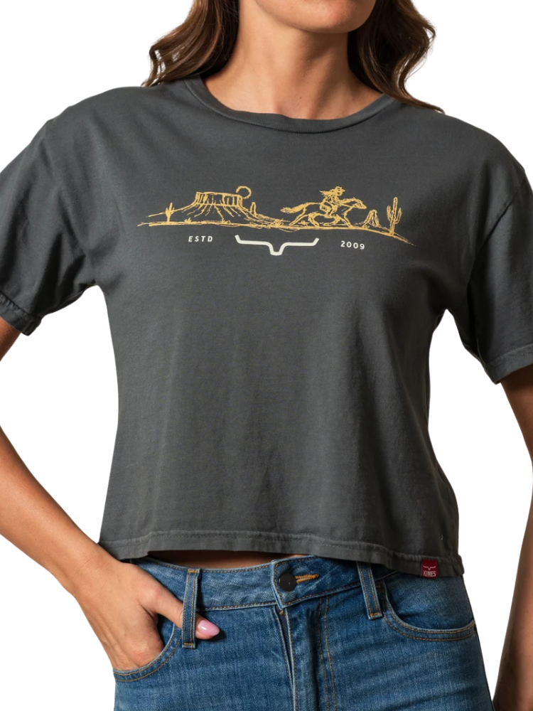 T-Shirt Go West écourté - Femme