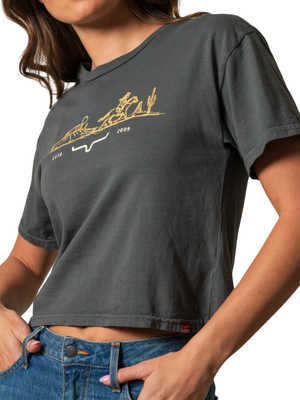 T-Shirt Go West écourté - Femme