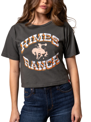 T-Shirt Crop Lucky B Bucking - Femme