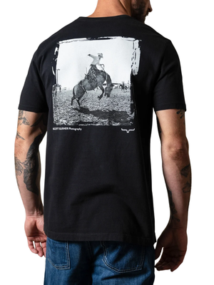 T-Shirt SS Bronc Ride noir - Homme