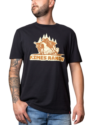 T-Shirt Lucky B Bull Dogger - Homme