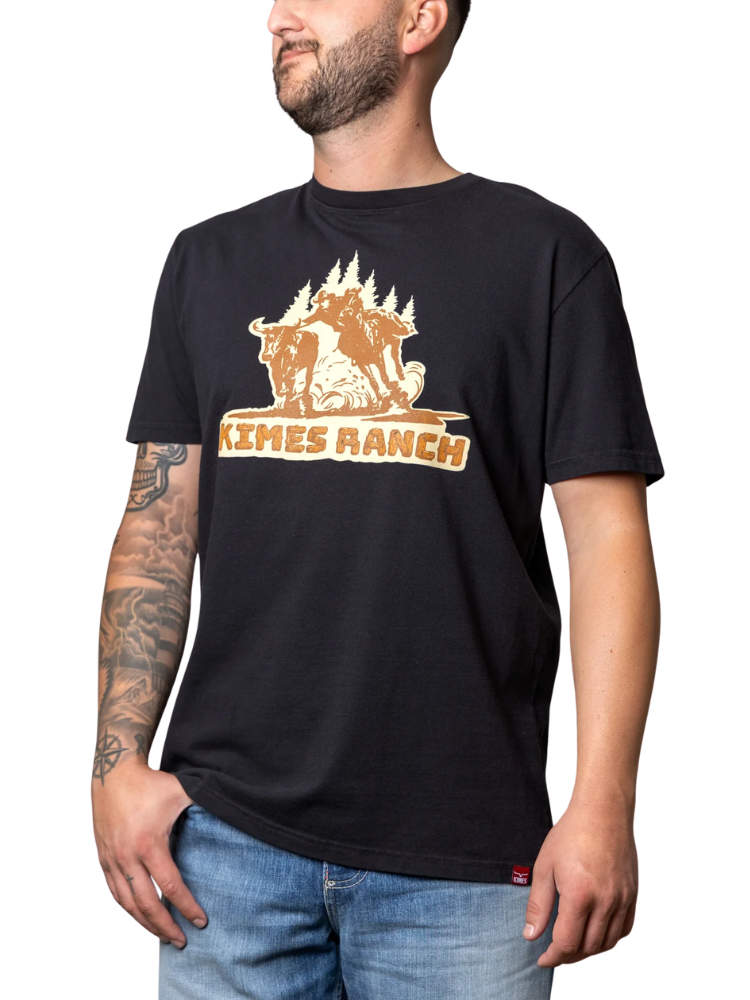 T-Shirt Lucky B Bull Dogger - Homme