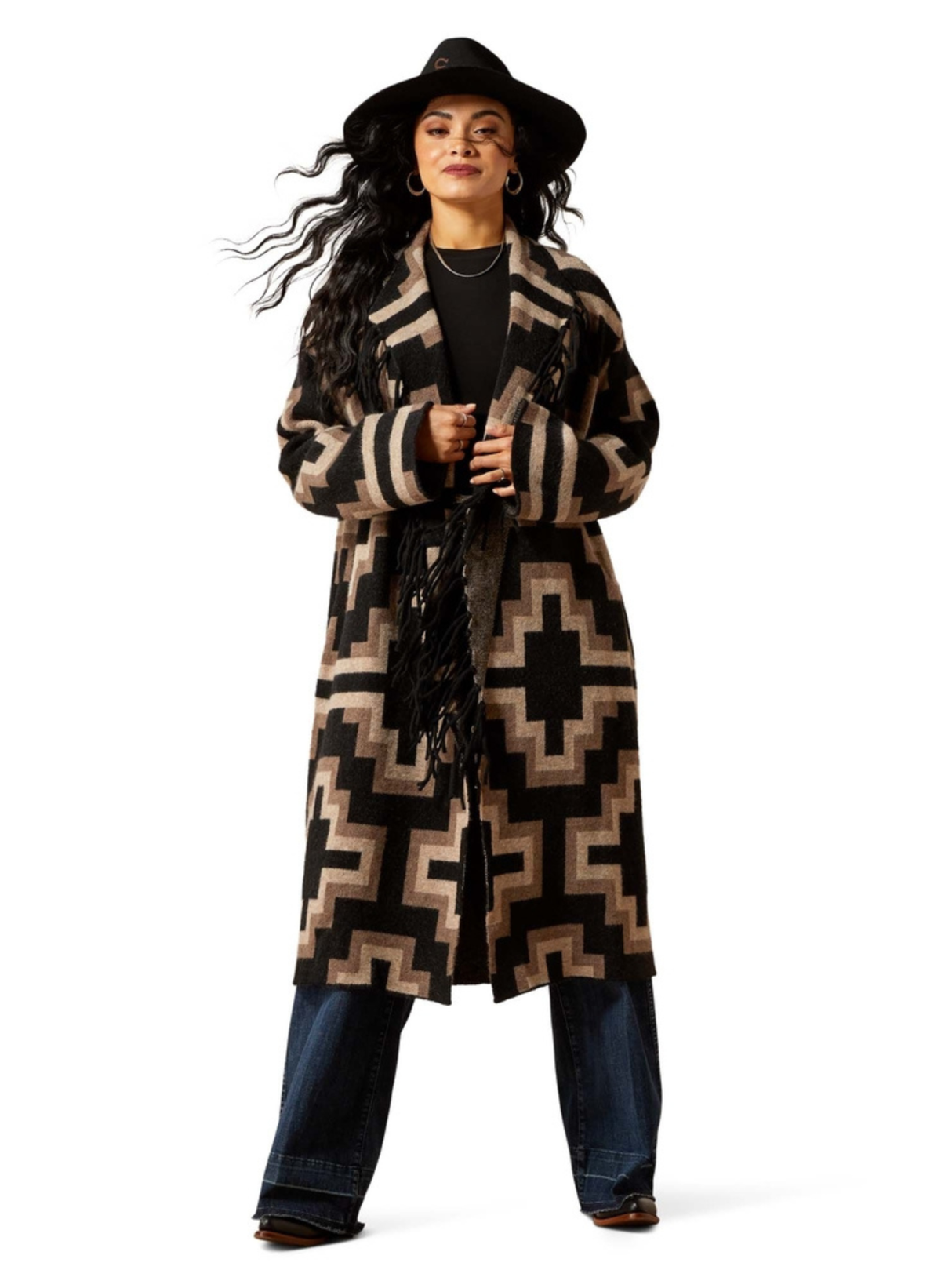 Manteau-pull Barrel Nala Southwest - Femme