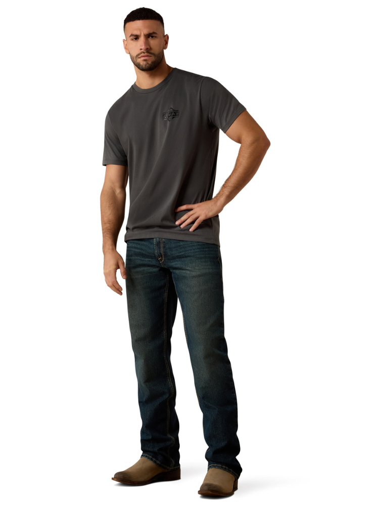 T-Shirt Leather Diamond - Homme