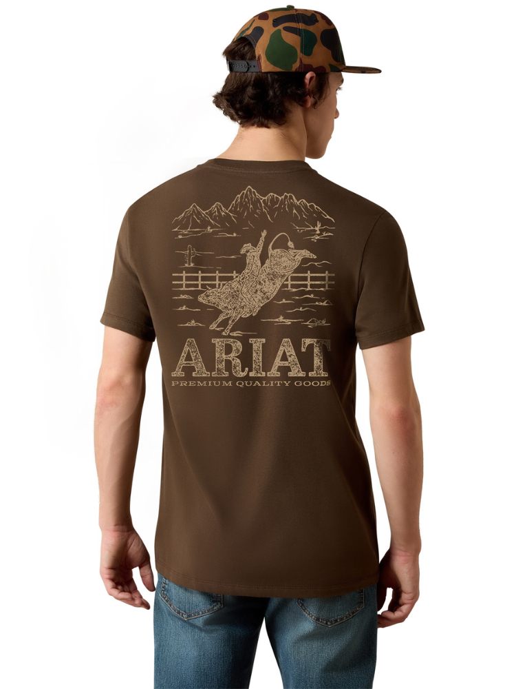 T-Shirt Mountain Bull - Homme