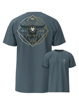 T-shirt Triple Stacker Light Denim - Homme